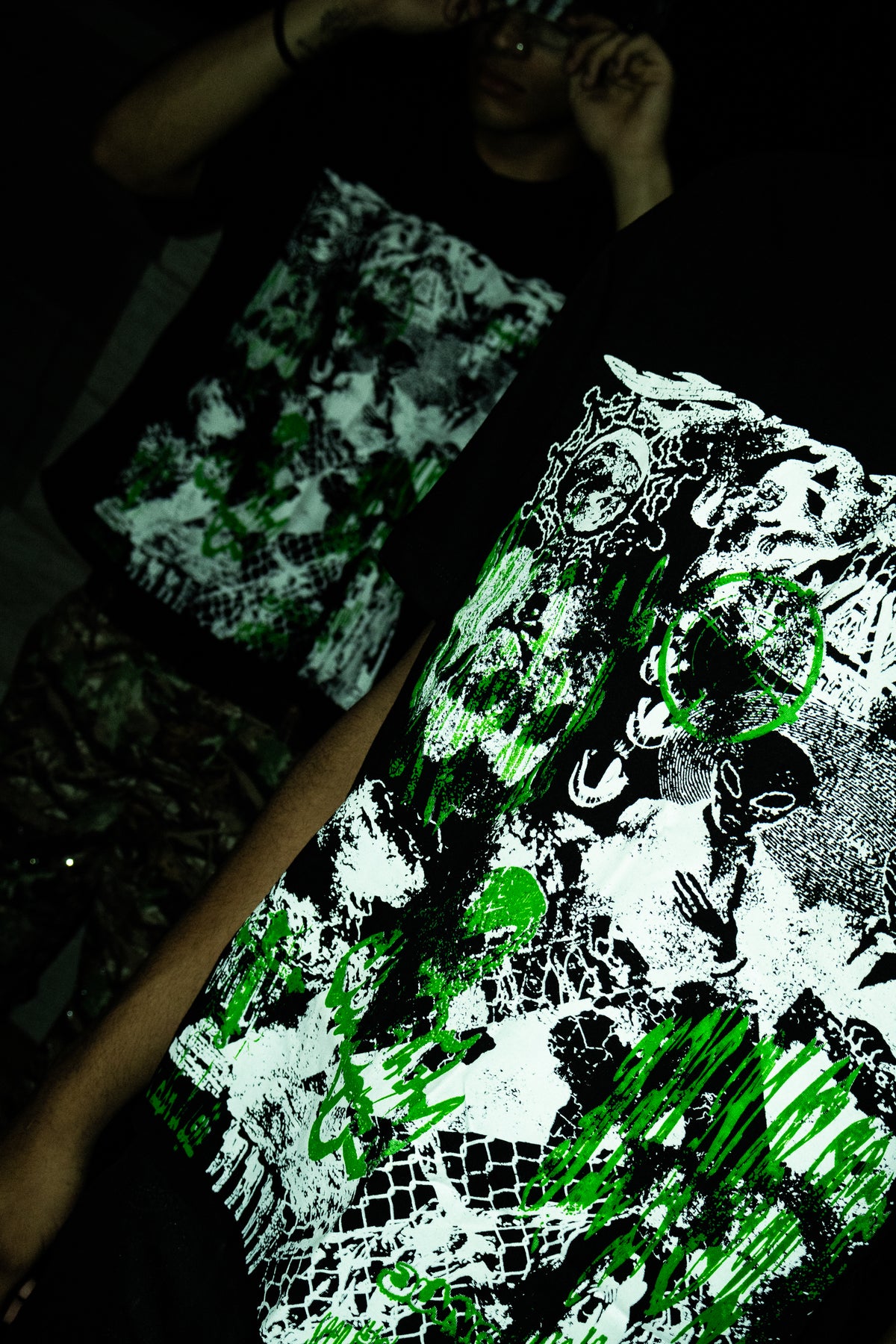 TSHIRT WORLD COLLAPSE PRETA