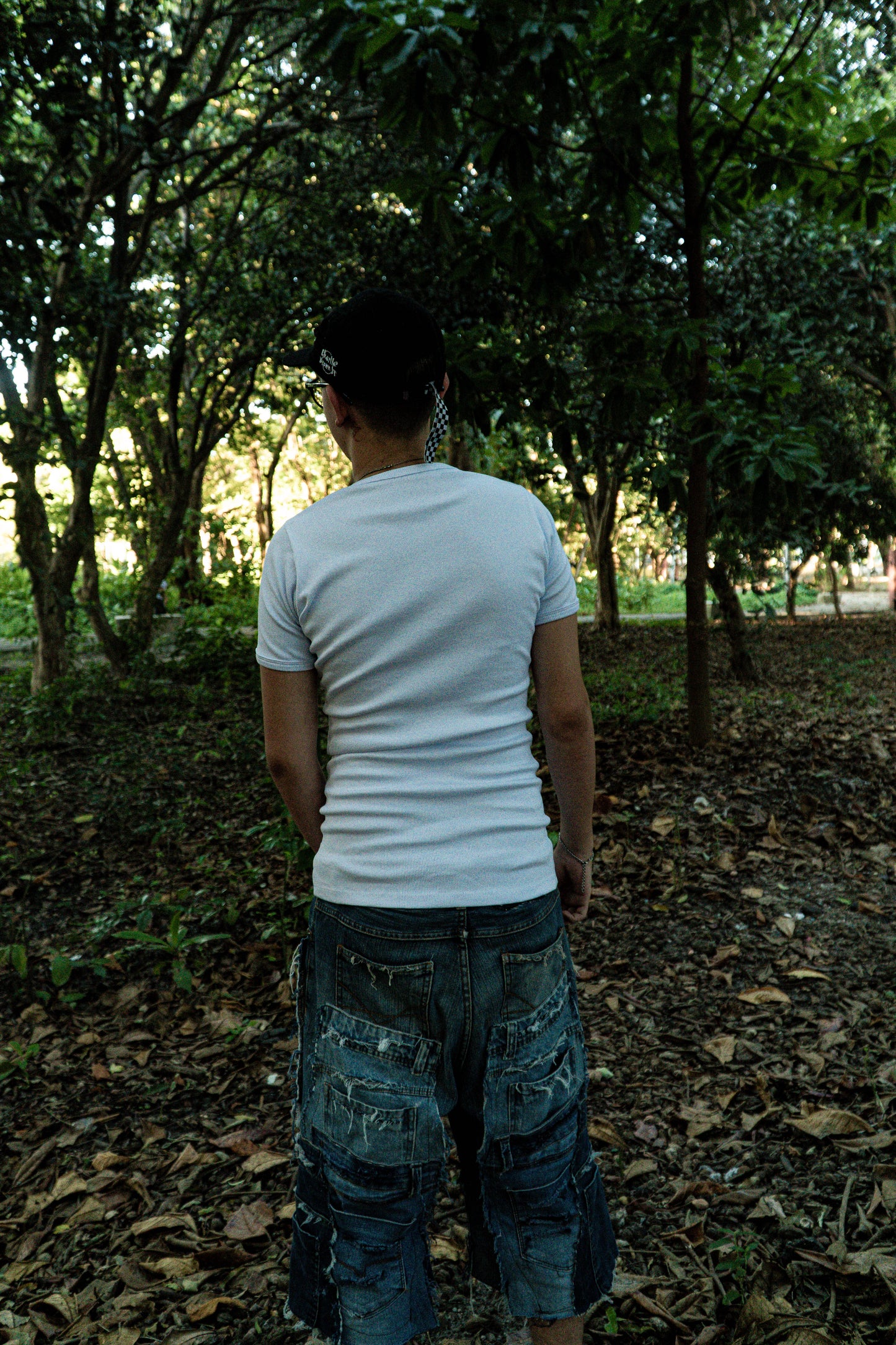 SLIM FIT JUNGLE LOGO BRANCA