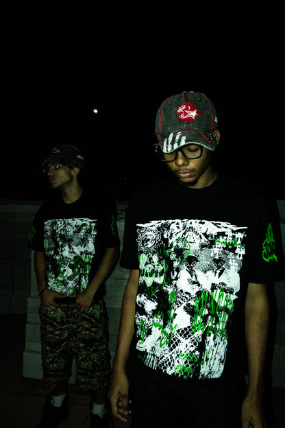TSHIRT WORLD COLLAPSE PRETA