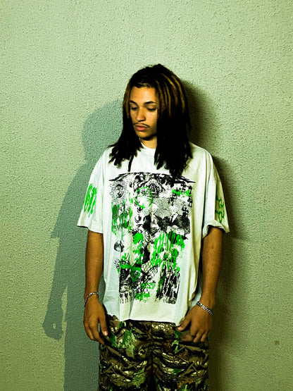 TSHIRT WORLD COLLAPSE CINZA