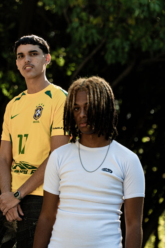 SLIM FIT JUNGLE LOGO BRANCA