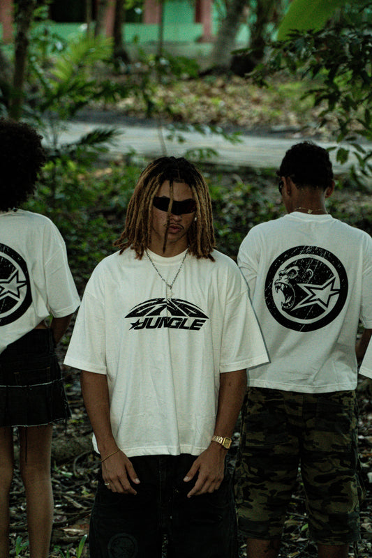 CAMISETA BOXY JUNGLE BIG LOGO'S