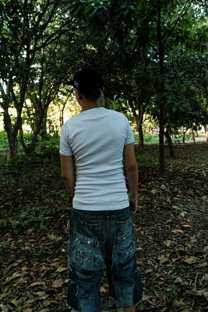 SLIM FIT JUNGLE LOGO BRANCA