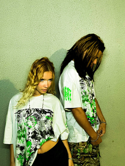 TSHIRT WORLD COLLAPSE CINZA