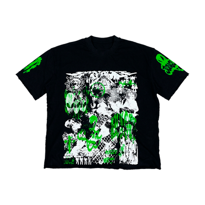 TSHIRT WORLD COLLAPSE PRETA