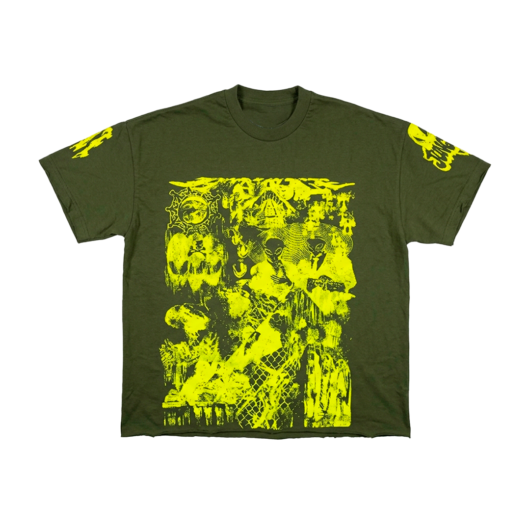 TSHIRT WORLD COLLAPSE VERDE