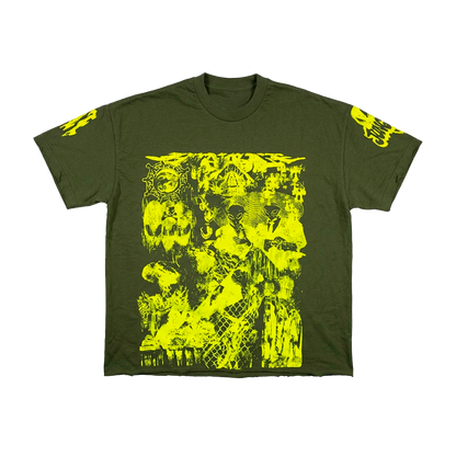 TSHIRT WORLD COLLAPSE VERDE
