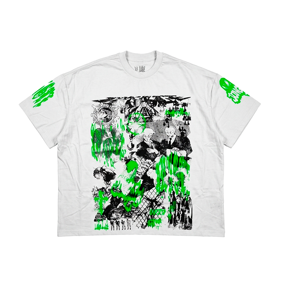 TSHIRT WORLD COLLAPSE CINZA