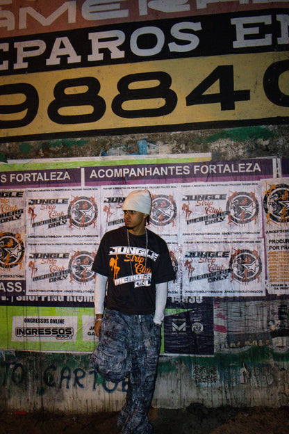 TSHIRT BOXY JUNGLE STRIP CLUB