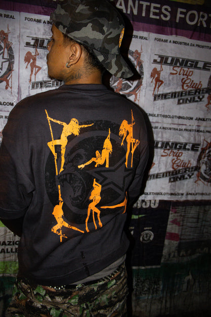 TSHIRT BOXY JUNGLE STRIP CLUB