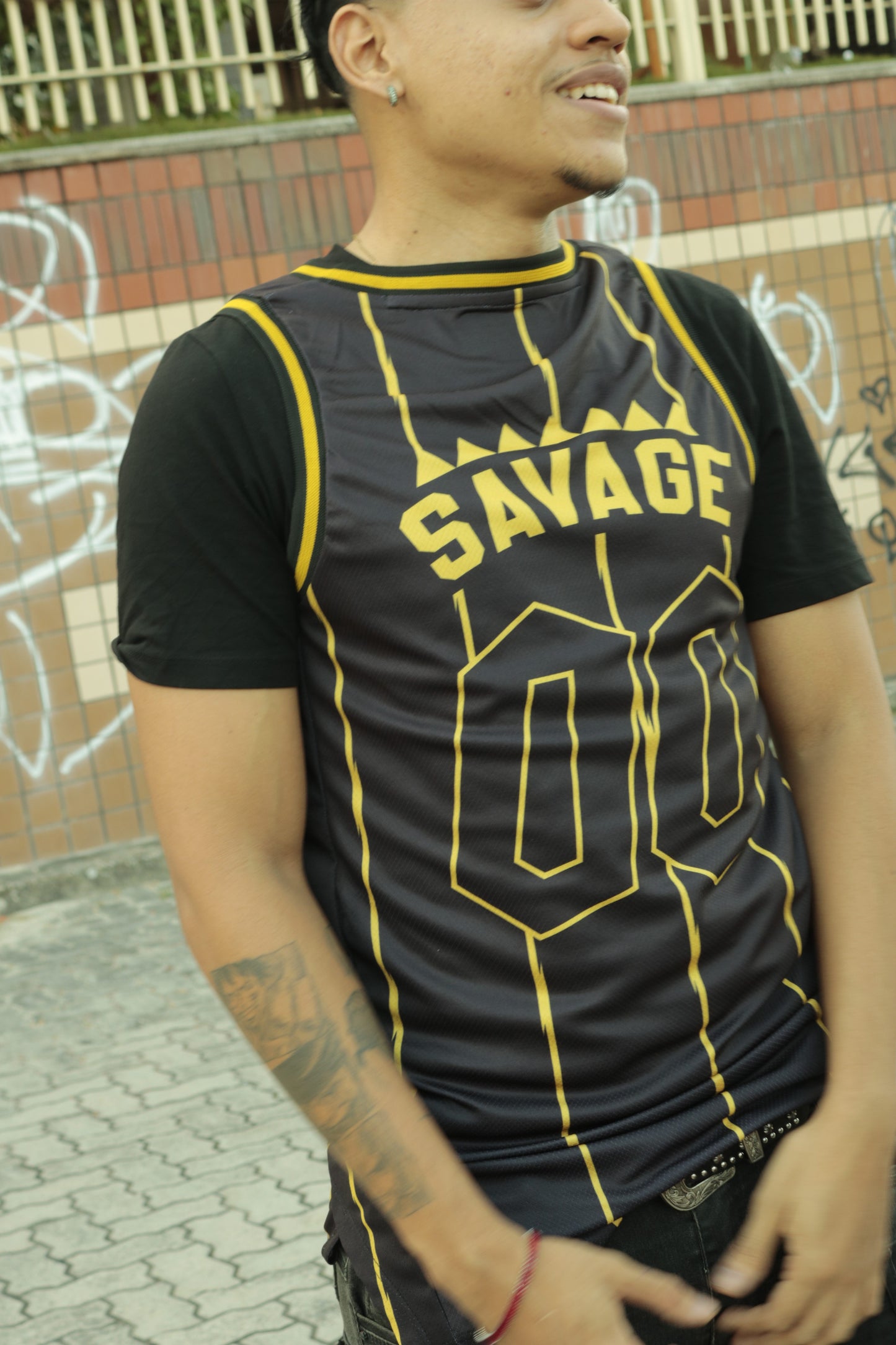 JERSEY PRETA JUNGLE 00
